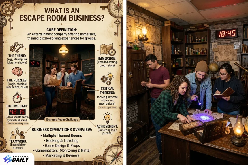 escape room business how to start one